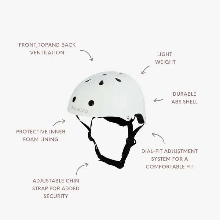 BANWOOD HELMET - WHITE (50-54 cm)