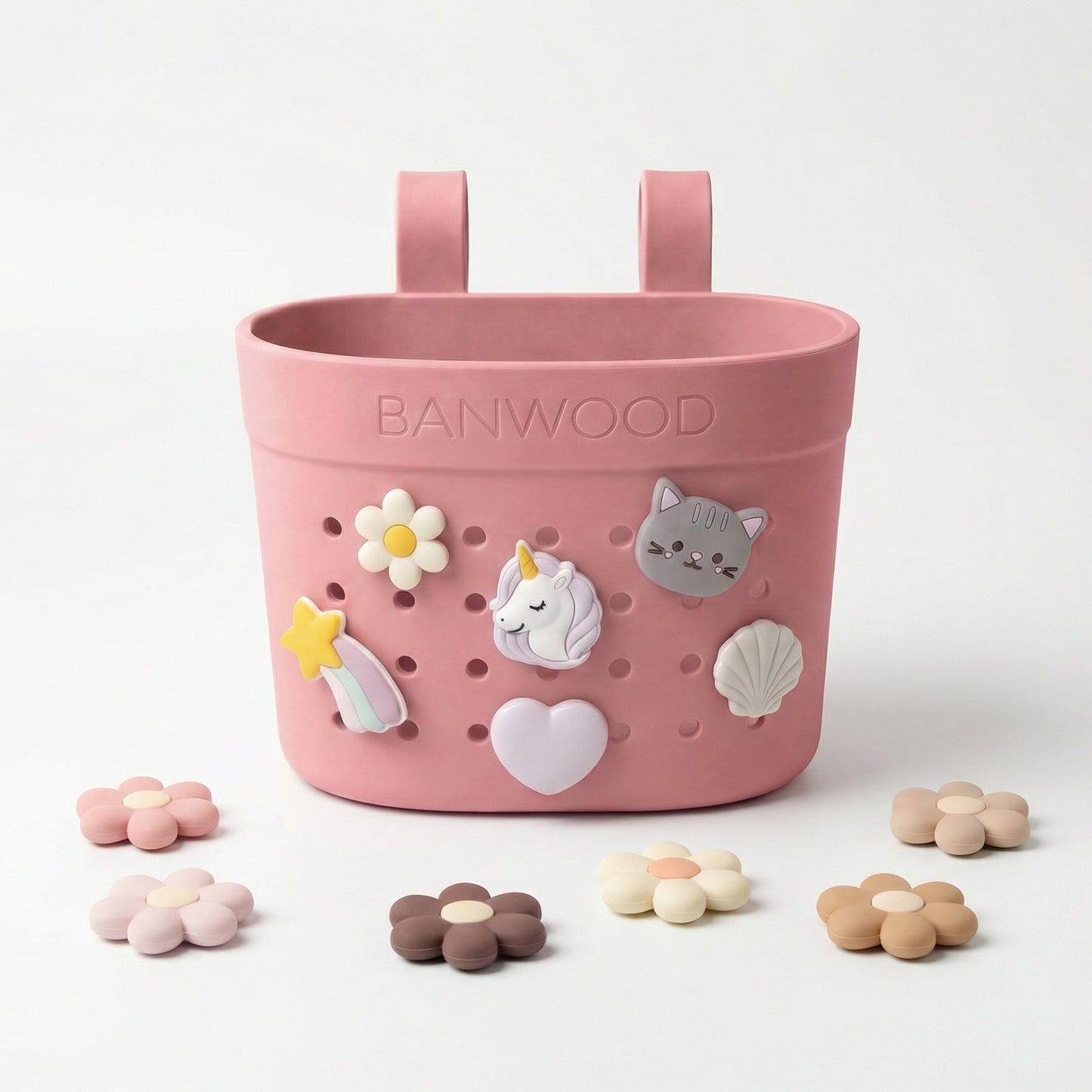 Pin & Ride Basket Banwood - Raspberry