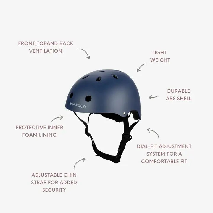 BANWOOD HELMET - NAVY (50-54 cm)