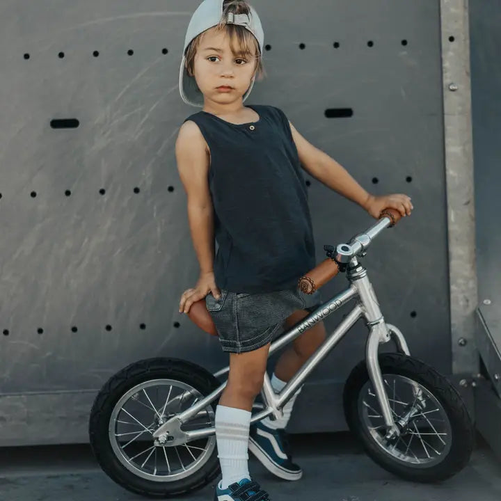 BANWOOD BALANCE BIKE FIRST GO VINTAGE - CHROME