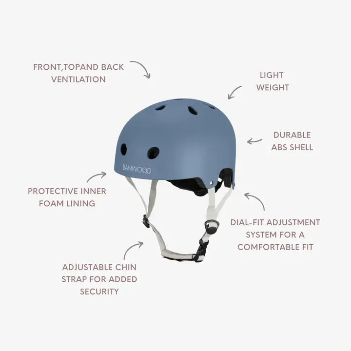 BANWOOD ECO HELMET - DEEP SEA (50-54 cm)