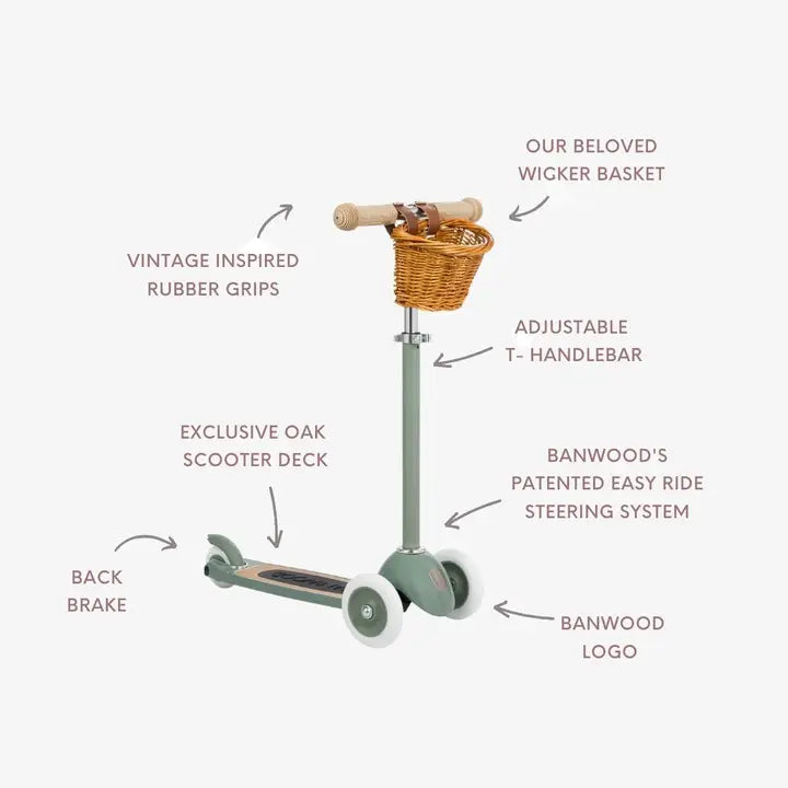 BANWOOD SCOOTER VINTAGE - FOREST