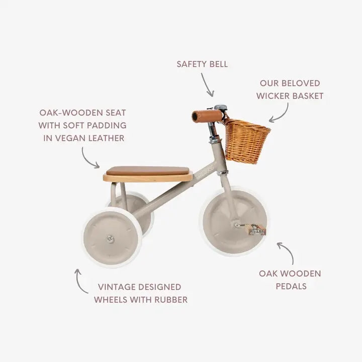 BANWOOD TRIKE VINTAGE - BEIGE