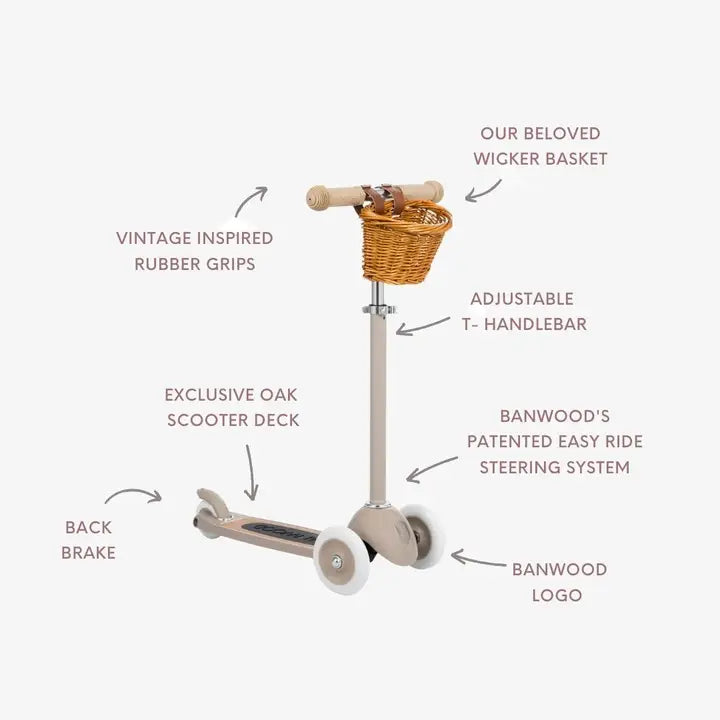 BANWOOD SCOOTER VINTAGE - BEIGE