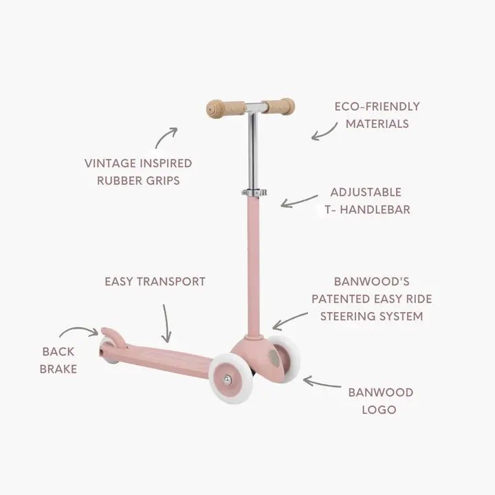 BANWOOD ECO SCOOTER - DUSTY ROSE