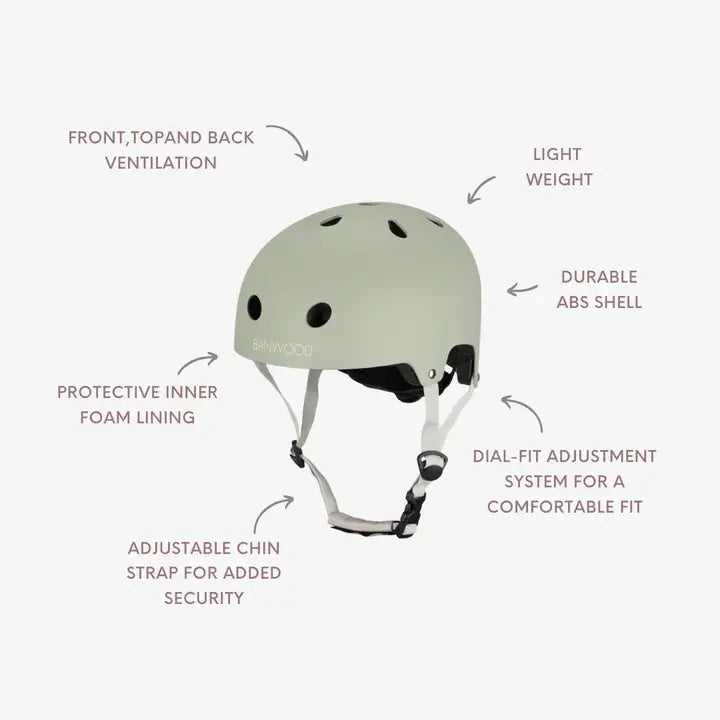 BANWOOD ECO HELMET - OLIVE (50-54 cm)