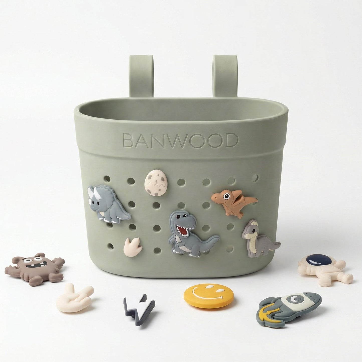 Pin & Ride Basket Banwood - Olive