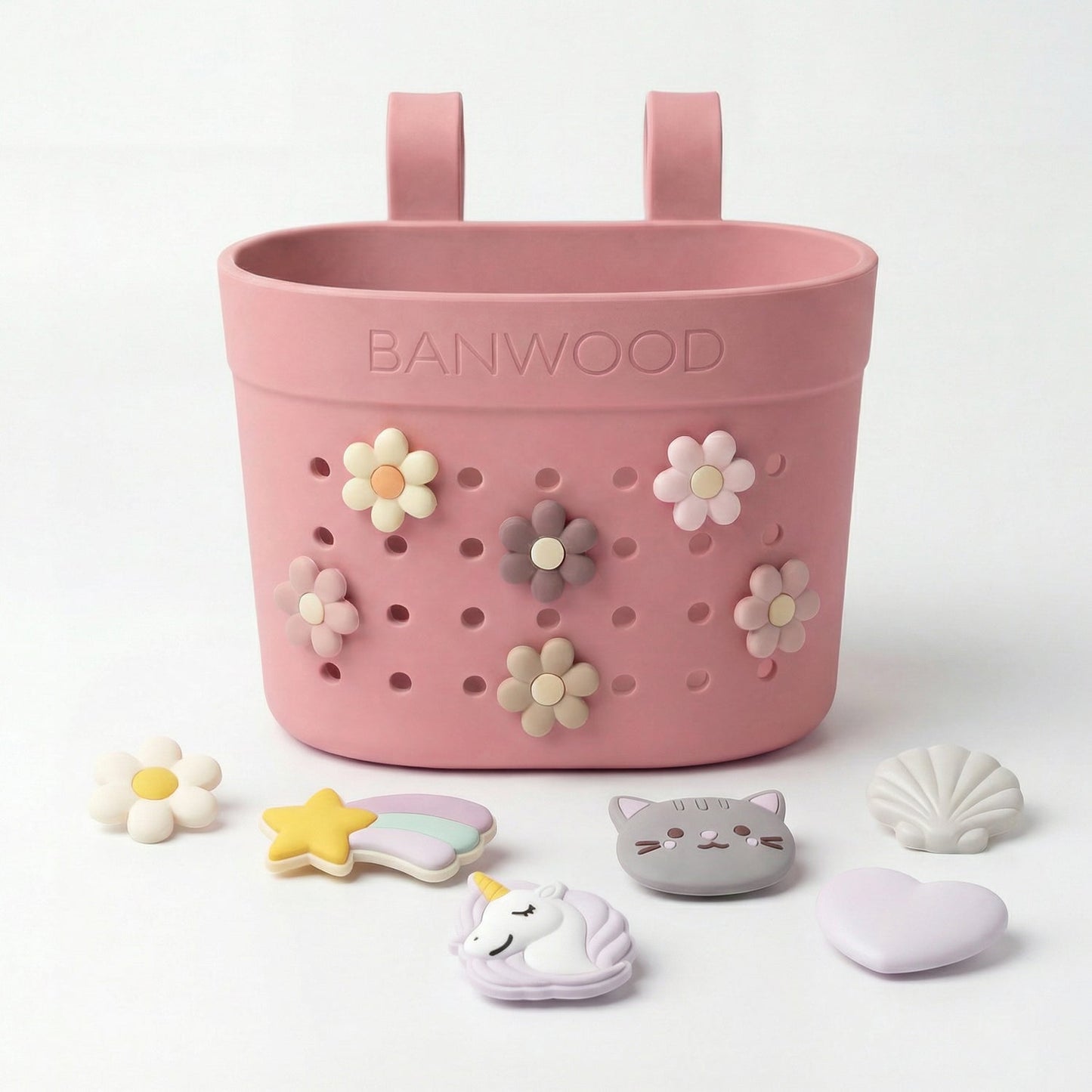 Pin & Ride Basket Banwood - Raspberry