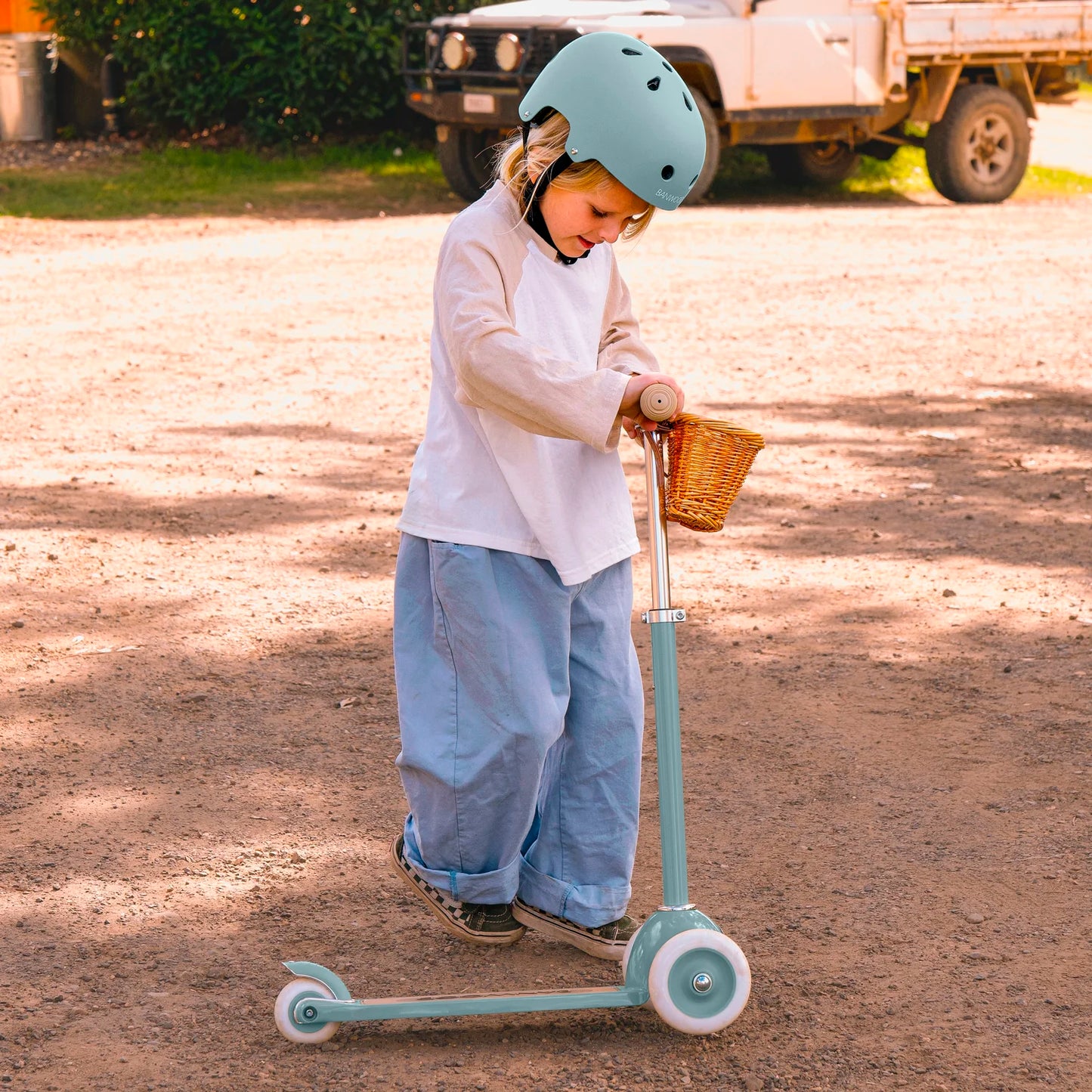 BANWOOD 3-WHEEL SCOOTER VINTAGE - TEAL
