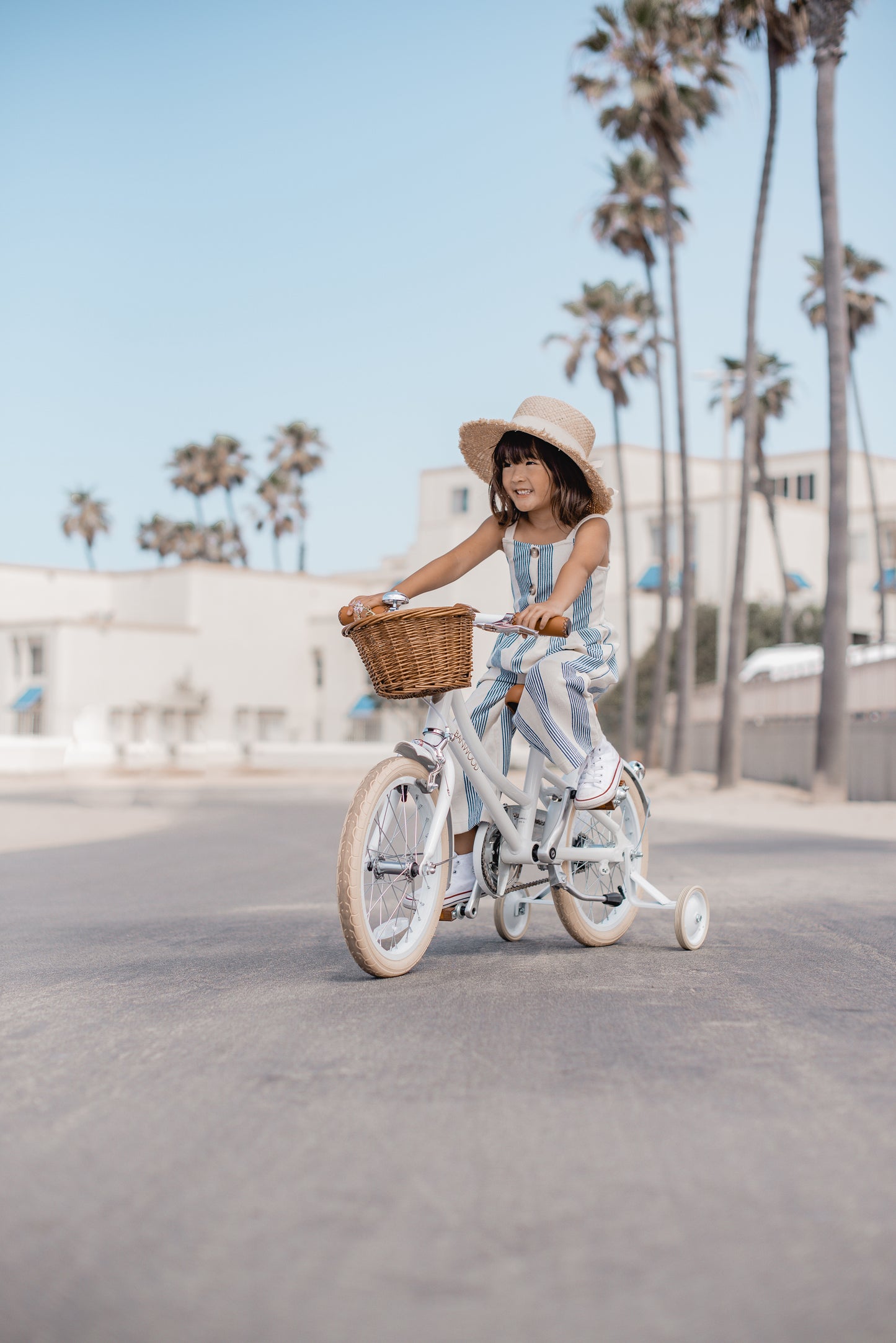 BANWOOD CLASSIC BIKE 16" VINTAGE - WHITE