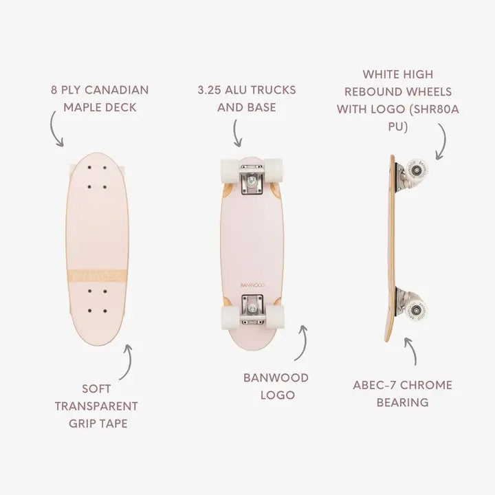 BANWOOD SKATEBOARD - PINK