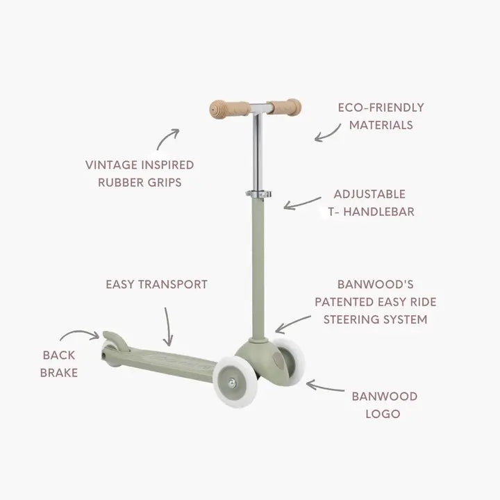 BANWOOD ECO SCOOTER - OLIVE