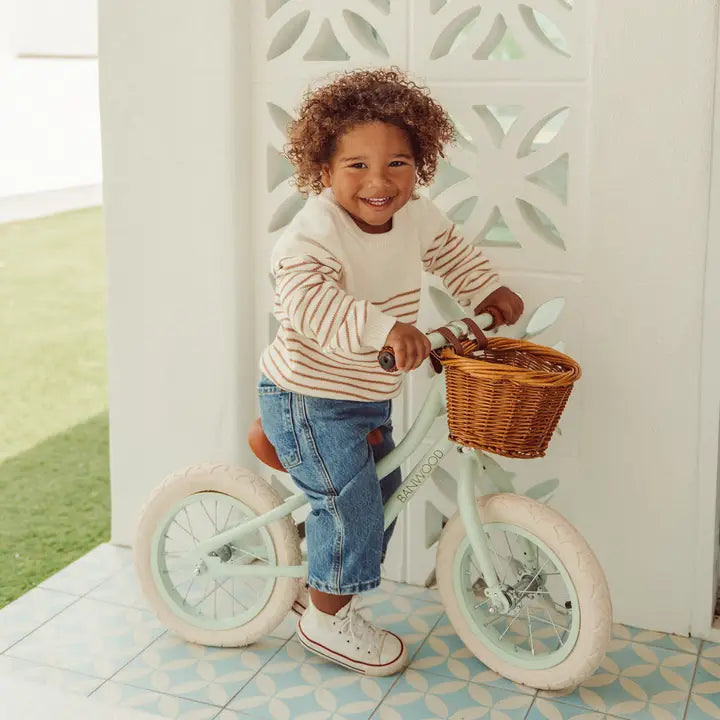 BANWOOD BALANCE BIKE FIRST GO VINTAGE - PALE MINT
