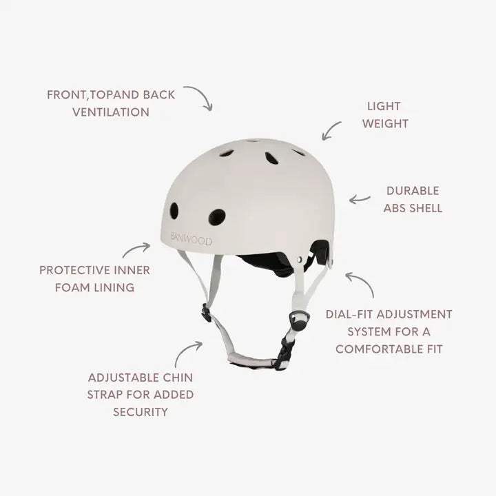 BANWOOD ECO HELMET - IVORY (50-54 cm)